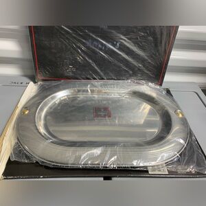 NEW MAXIM’S DE PARIS WMF GERMANY SILVERPLATE SERVING TRAYS MEDIUM 38x26cm 2lb